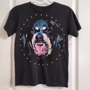 GIVENCHY PRINT BLACK T-SHIRT